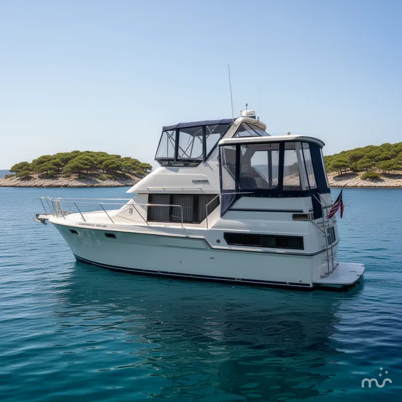The Image of Carver Yachts 33 Aft Cabin Motor Yacht 1991 - 0