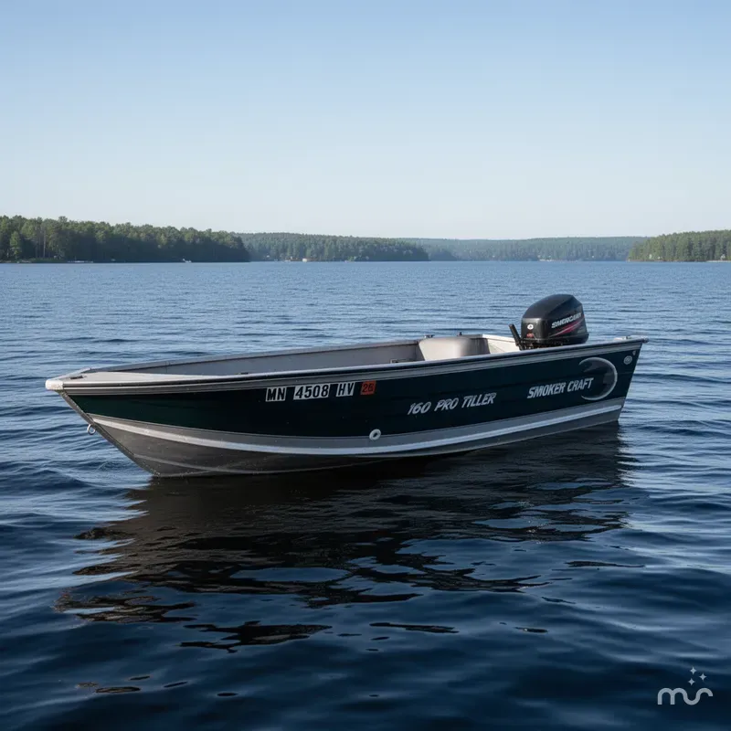 Slide: The Image of Smoker Craft 160 Pro Tiller 1998 - 0