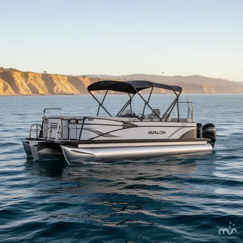 Slide: The Image of Avalon 25' Catalina Platinum Rear Fish w/ 250HP Mercury Verado! 2025 - 0