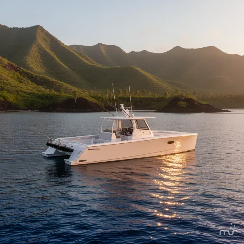 Slide: The Image of Front Runner 37 Catamaran 2025 - 2