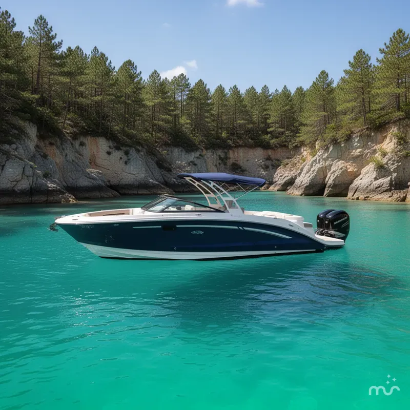 Slide: The Image of Sea Ray SDX 290 Outboard 2017 - 2