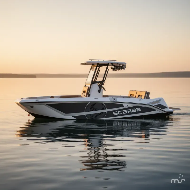 Slide: The Image of Scarab 235 Open LX Wake 2025 - 2