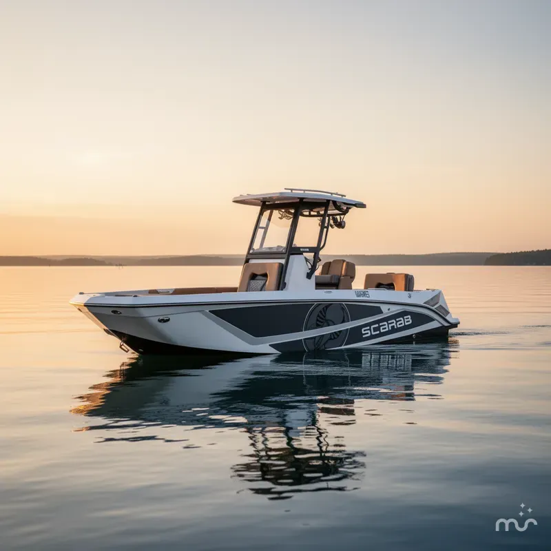 Slide: The Image of Scarab 235 Open LX Wake 2025 - 4