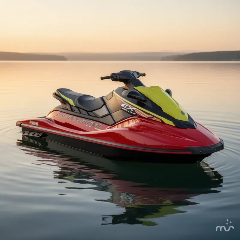 Slide: The Image of Yamaha EX DELUXE-TORCH RED/BLACK 2024 - 0