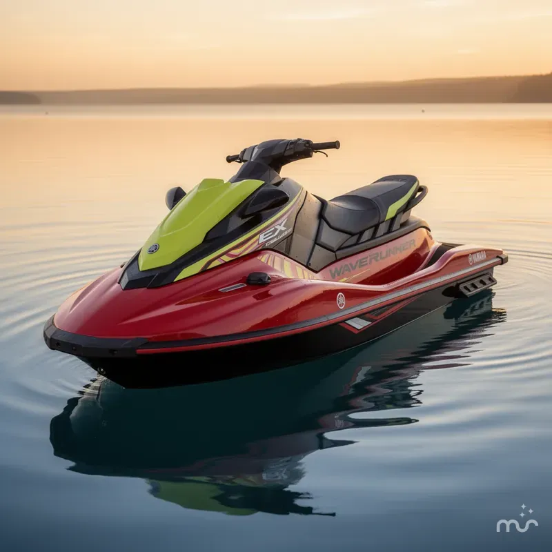 Slide: The Image of Yamaha EX DELUXE-TORCH RED/BLACK 2024 - 1