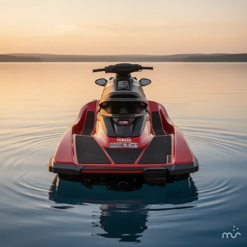Slide: The Image of Yamaha EX DELUXE-TORCH RED/BLACK 2024 - 2