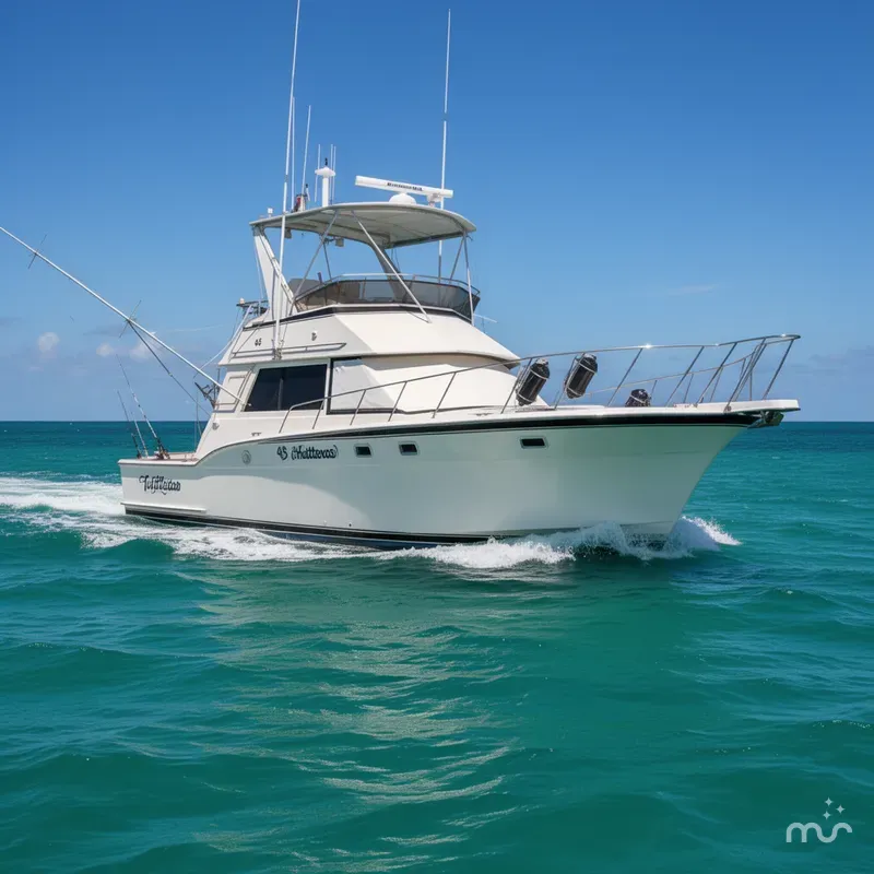 The Image of Hatteras 45 Convertible 1985 - 0