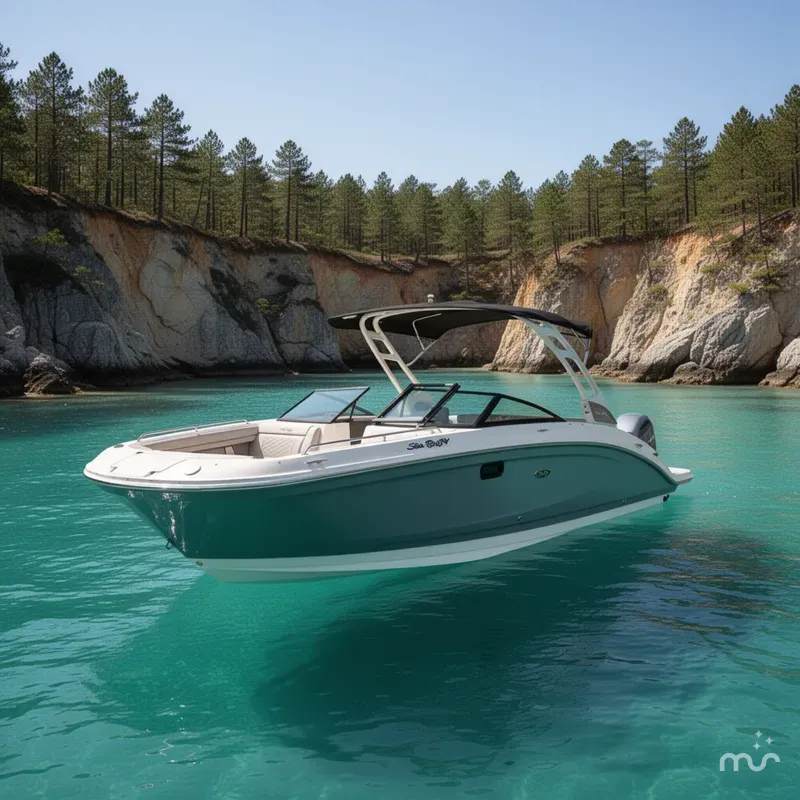 Slide: The Image of Sea Ray SDX 270 Outboard 2023 - 2