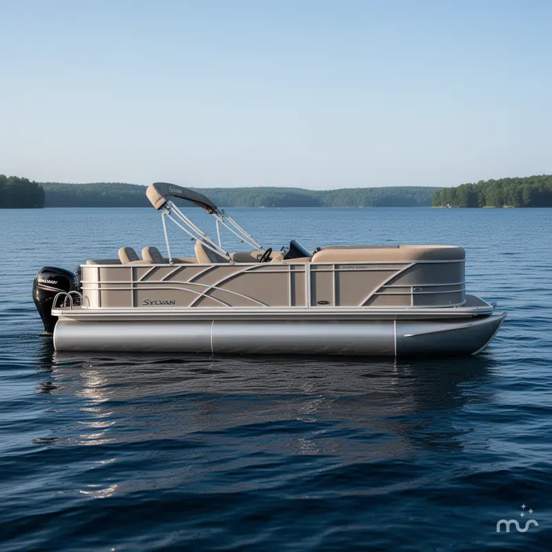 Slide: The Image of Sylvan 8522 Party Fish Pontoon 2023 - 1