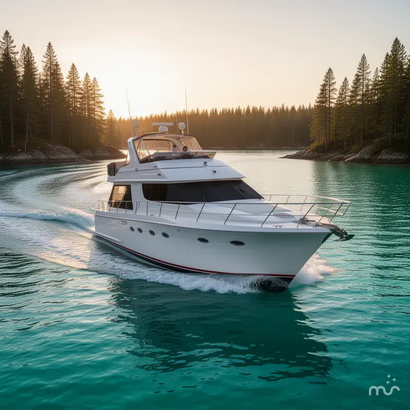 Slide: The Image of Carver Yachts 530 Voyager Pilothouse 1999 - 2