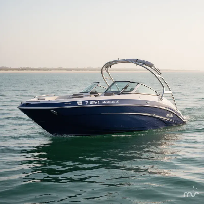 Slide: The Image of Yamaha 242 LTD S - Yacht Blue - Galv 2014 - 1