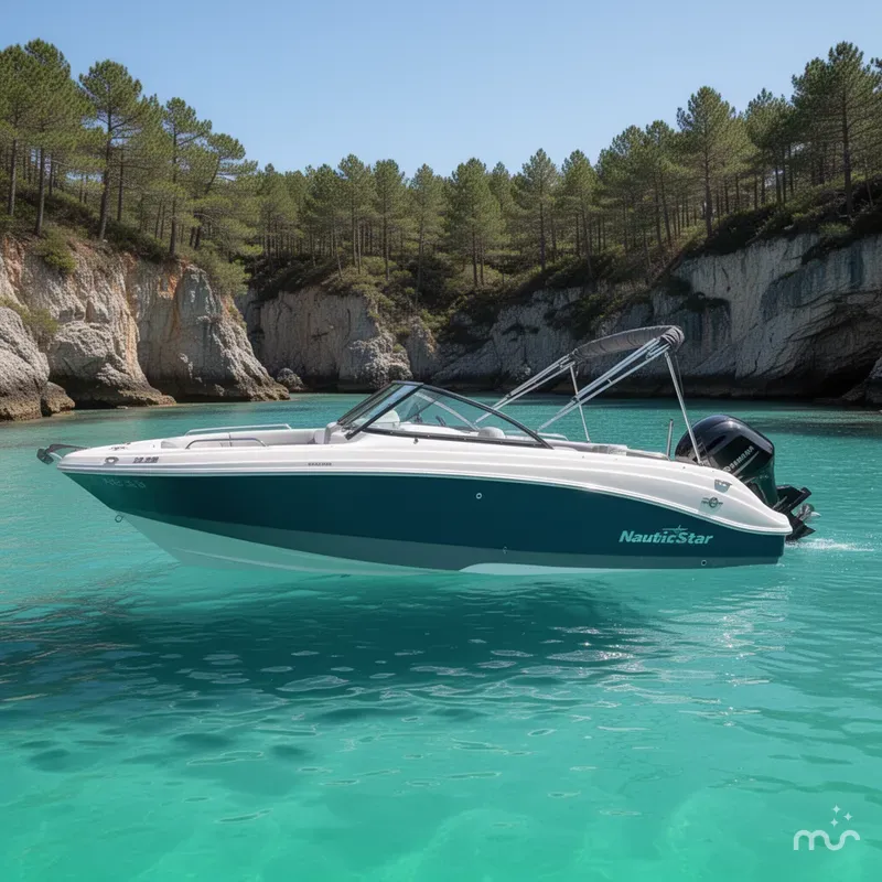 Slide: The Image of NauticStar 223 DC Deck 2021 - 2