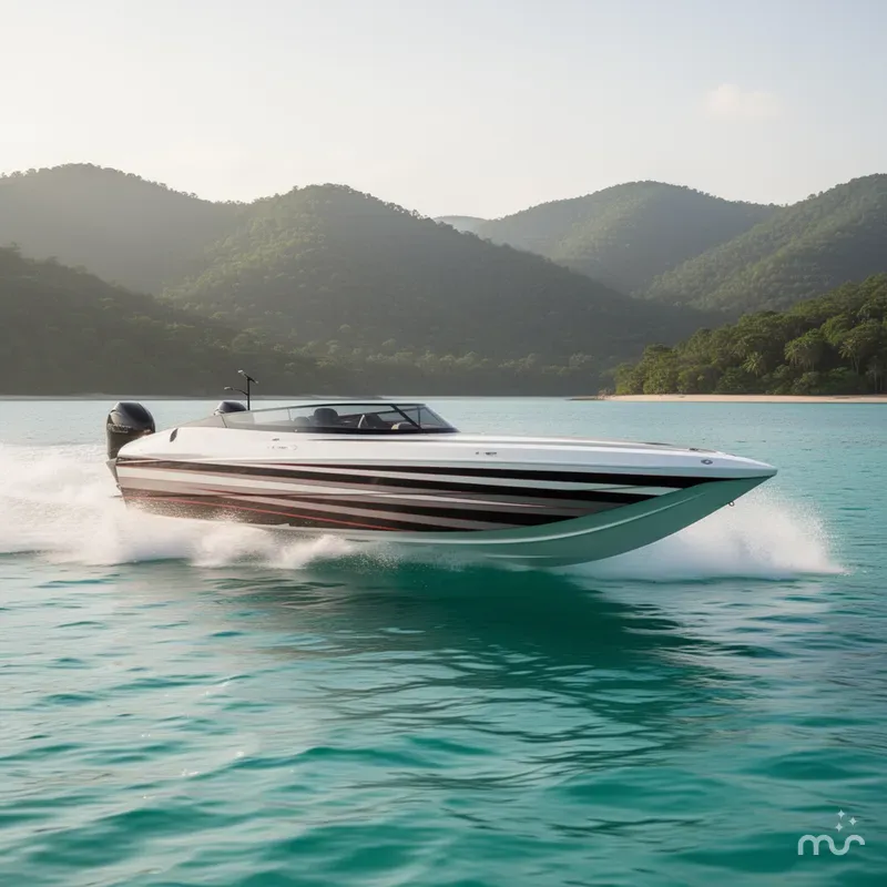 Slide: The Image of Daves Custom Boats M28R 2023 - 2