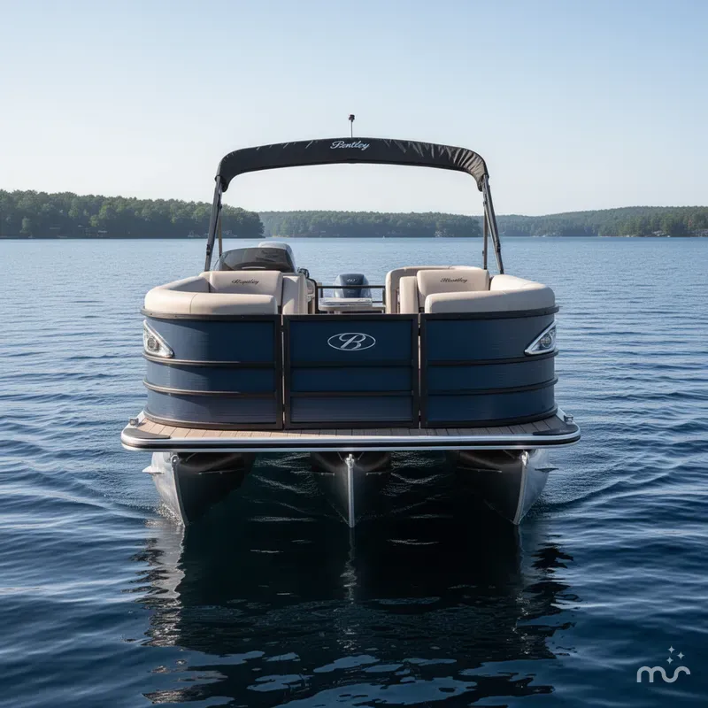 Slide: The Image of Bentley Pontoons Legacy 223 Swingback Tritoon & Honda 4-Stroke EFI 2025 - 1