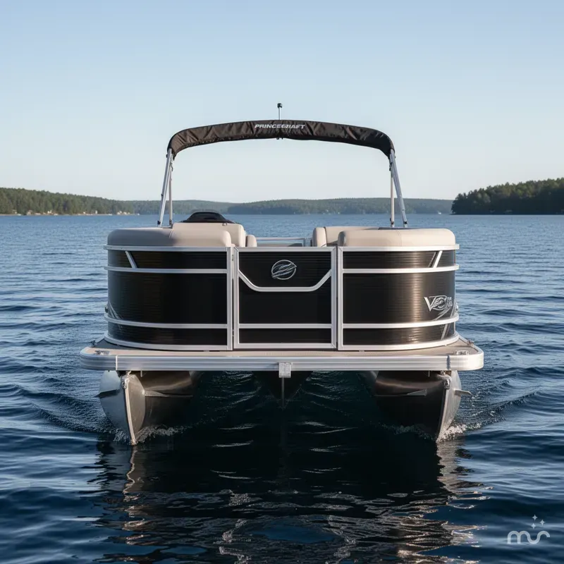 Slide: The Image of Princecraft Vectra 21 Cruise Lounge Pontoon & Mercury 4-Stroke 2025 - 2