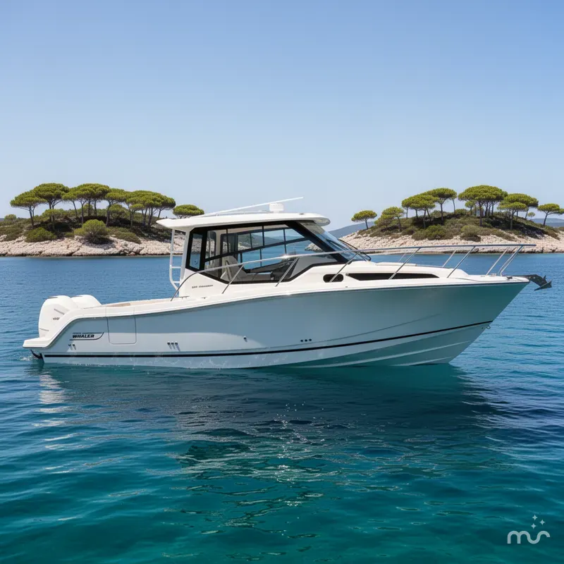 Slide: The Image of Boston Whaler 325 Conquest 2025 - 2