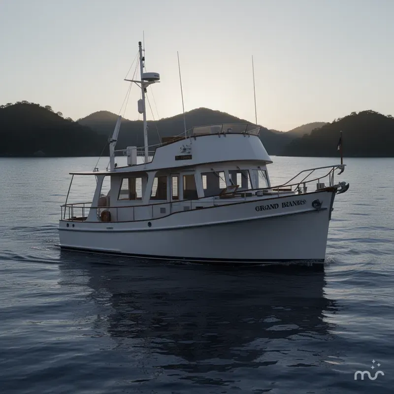Slide: The Image of Grand Banks 42 Europa 1980 - 2