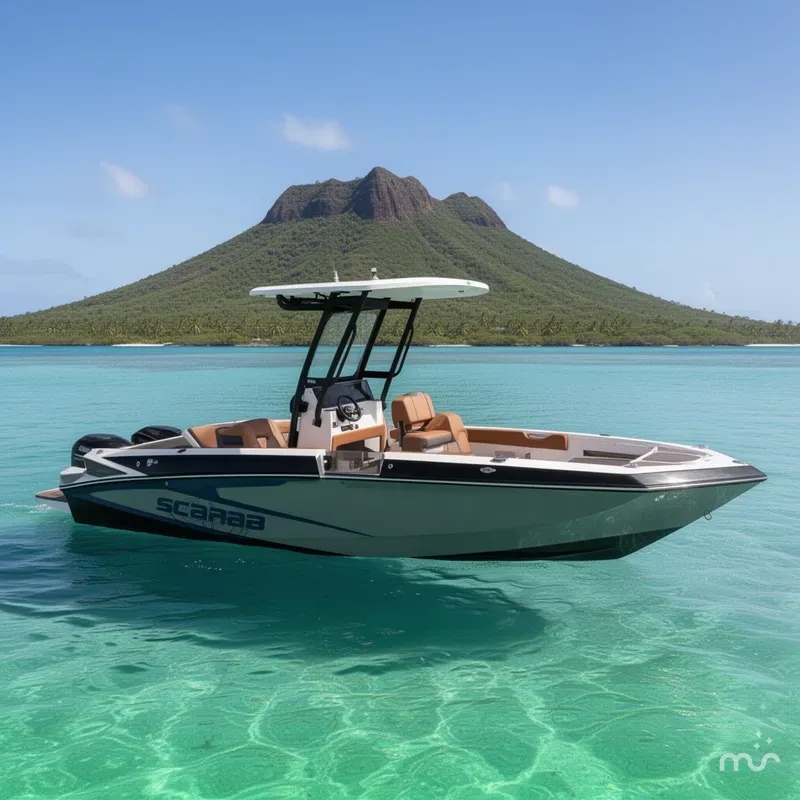 Slide: The Image of Scarab 235 Open LX Wake 2025 - 2