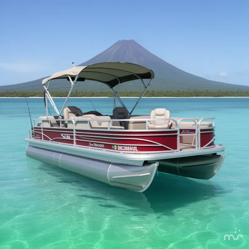 Slide: The Image of Sun Tracker Fishin' Barge 24 DLX 2020 - 2