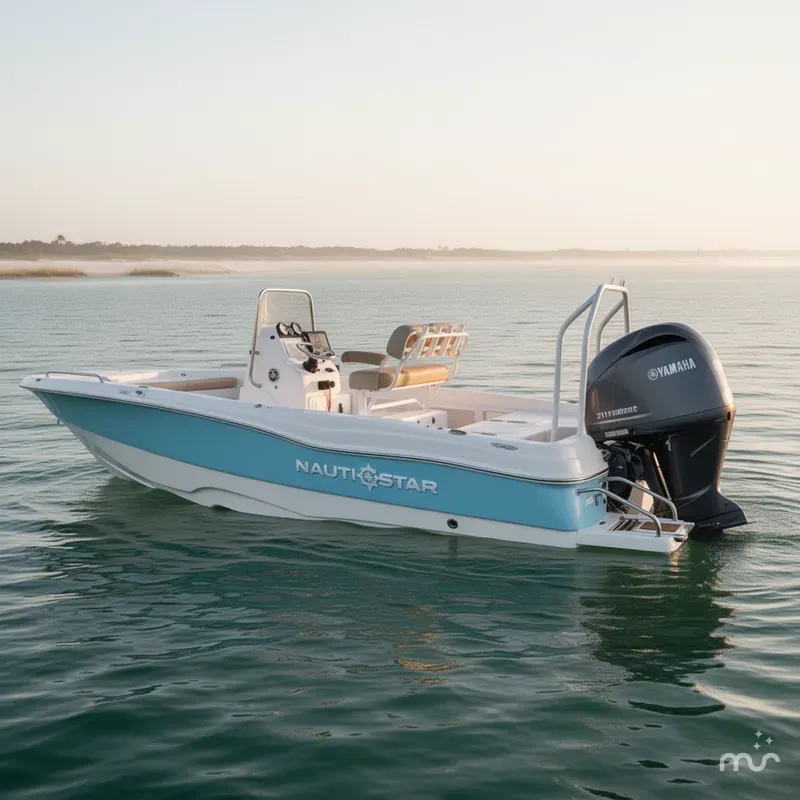 Slide: The Image of NauticStar 211 Hybrid With 200 HP Yamaha 2025 - 1