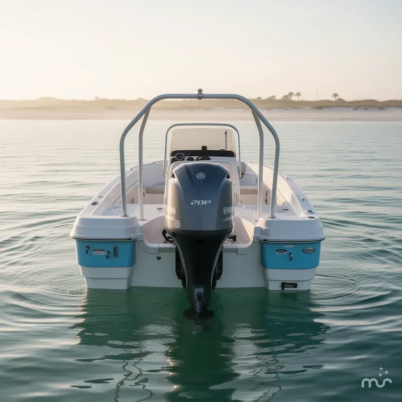 Slide: The Image of NauticStar 211 Hybrid With 200 HP Yamaha 2025 - 2