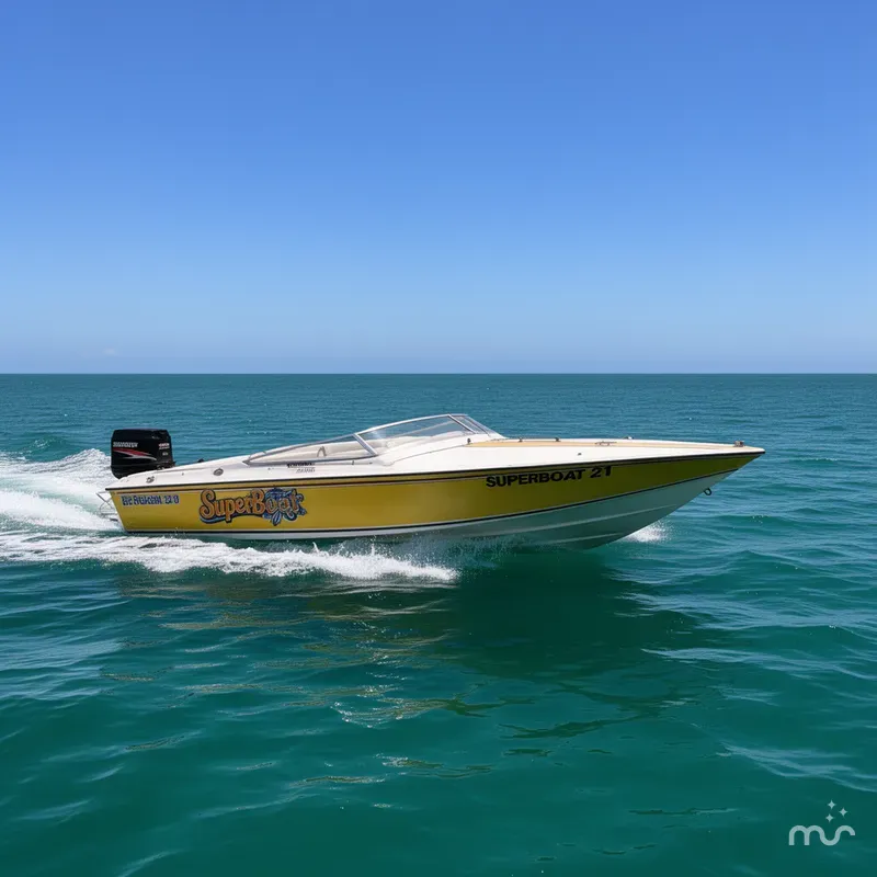 Slide: The Image of Superboat 21 1990 - 0