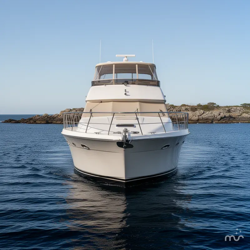 Slide: The Image of Carver Yachts 570 Voyager Pilothouse 2001 - 1