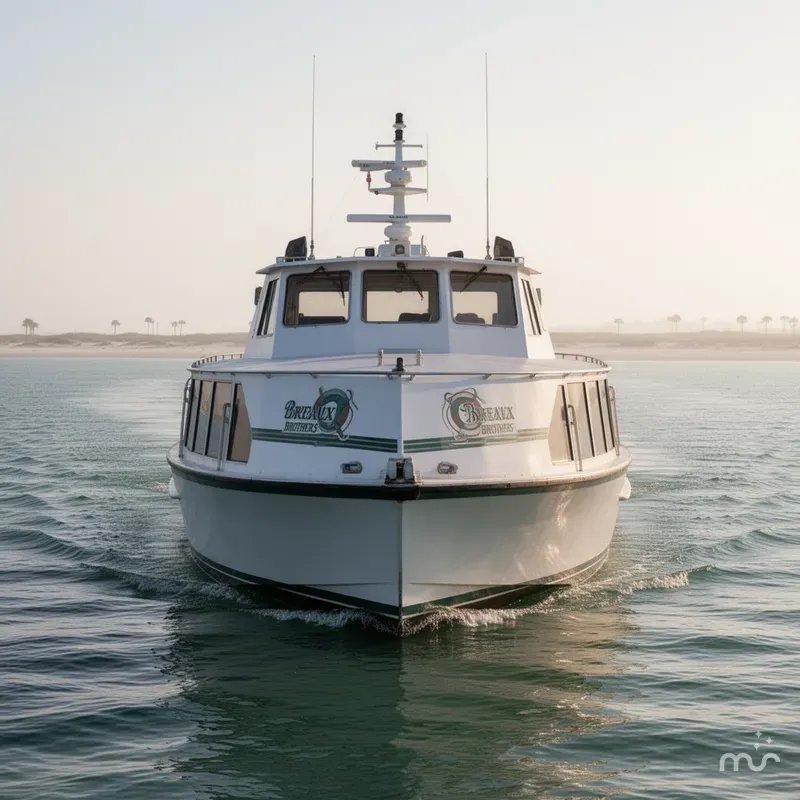 Slide: The Image of Breaux Brothers 49 COI Passenger Ferry 1987 - 3