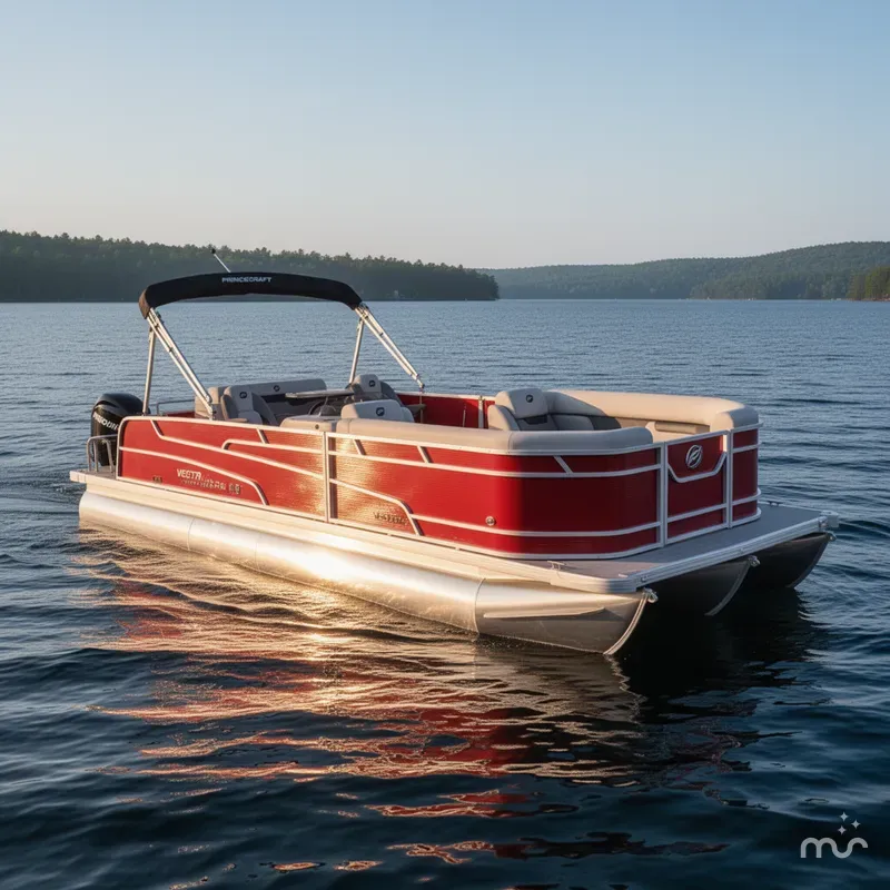 Slide: The Image of Princecraft Vectra 23 RL SS Swingback Pontoon & Mercury 4-Stro 2025 - 2