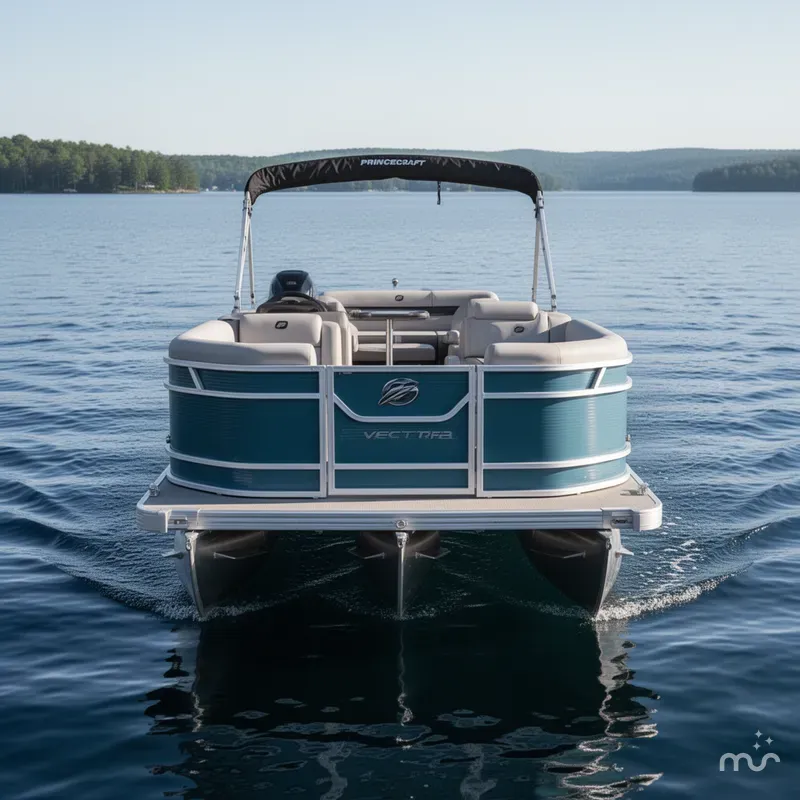 Slide: The Image of Princecraft Vectra 21 RL Swingback SS Pontoon & Mercury 4-Stro 2025 - 1