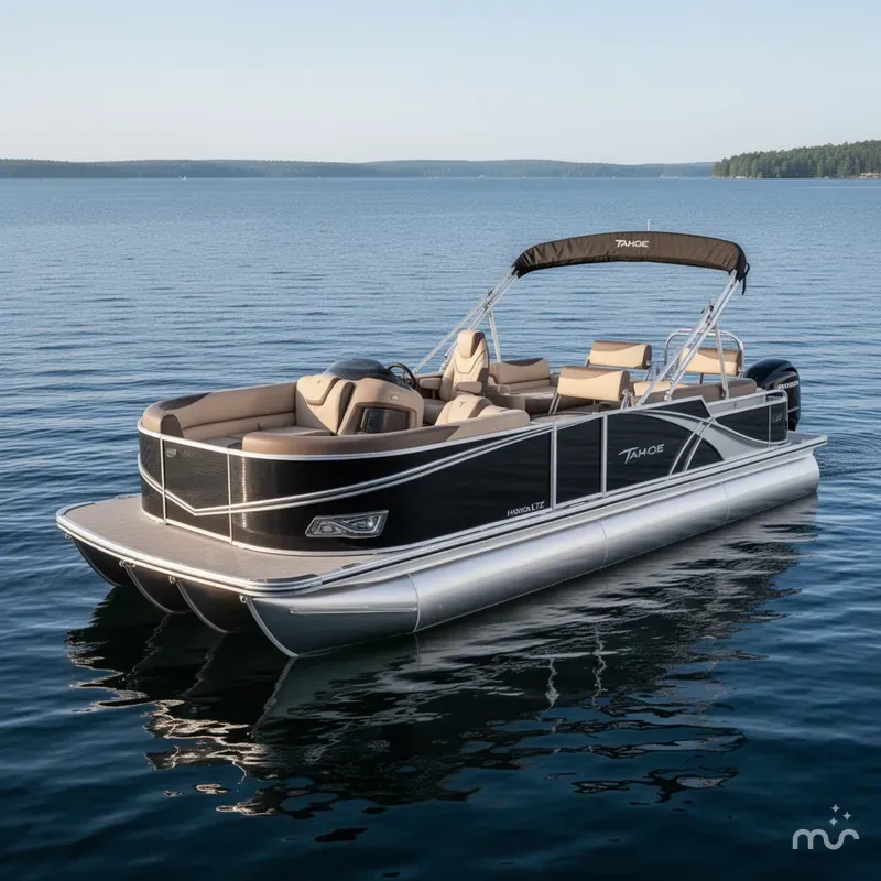 Slide: The Image of Tahoe LTZ 2385 Quad Lounge Shift Flip & Honda 4-Stroke E 2025 - 0