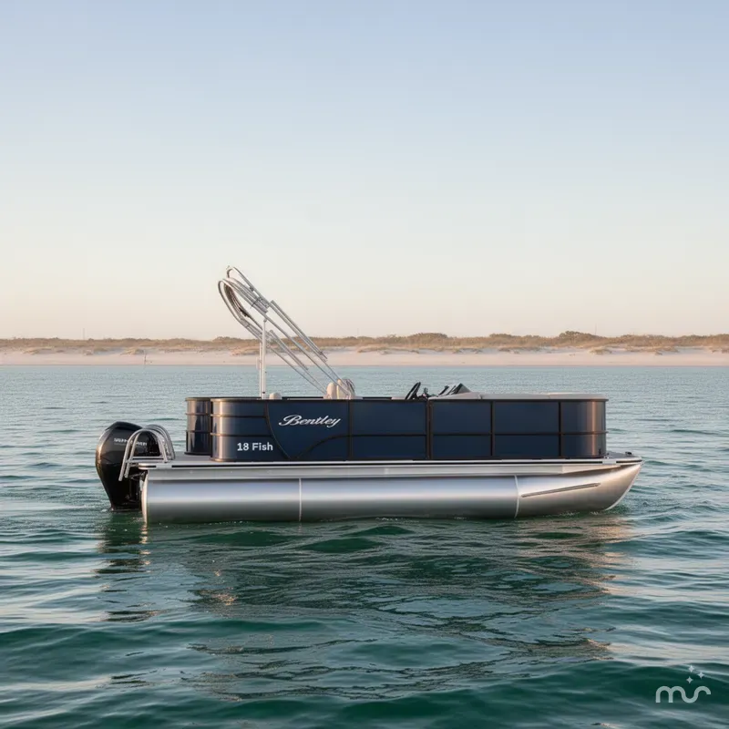 Slide: The Image of Bentley Pontoons LE 180 3PT 2023 - 2