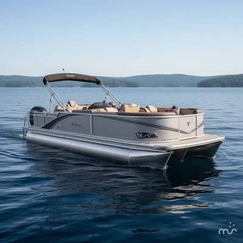 Slide: The Image of Tahoe LTZ 2385 Swingback (VRB) & Honda 4-Stroke EFI 2025 - 2