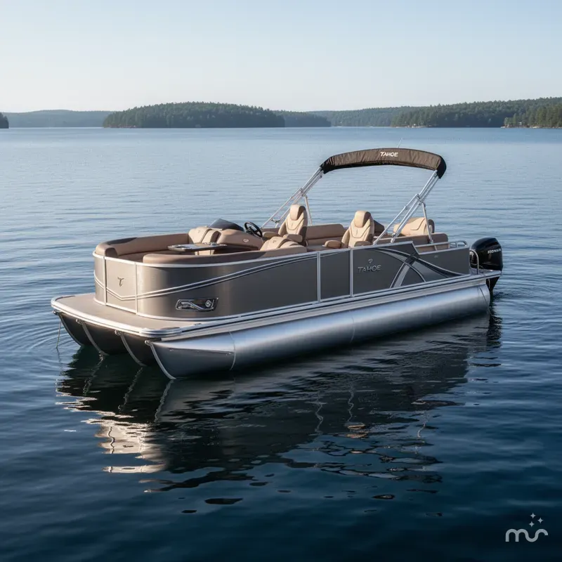 Slide: The Image of Tahoe LTZ 2385 Quad Lounge Shift SS & Honda 4-Stroke EFI 2025 - 2
