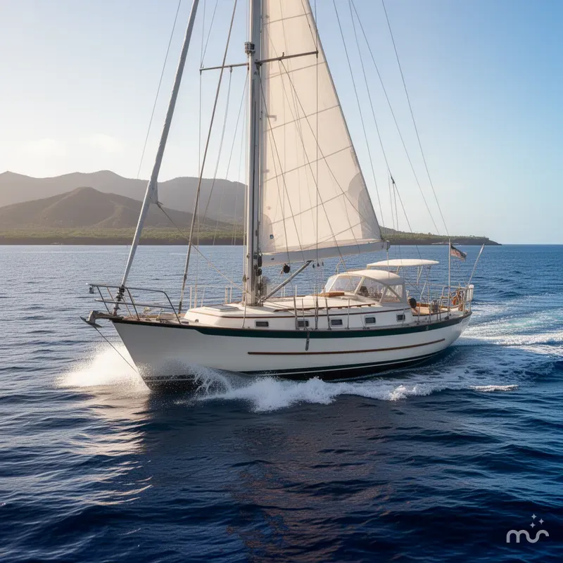 Slide: The Image of Pacific Seacraft 40 1997 - 4