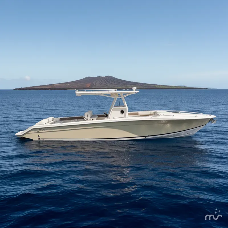 Slide: The Image of Marlago Fs 35 Center Console Cuddy 2003 - 2