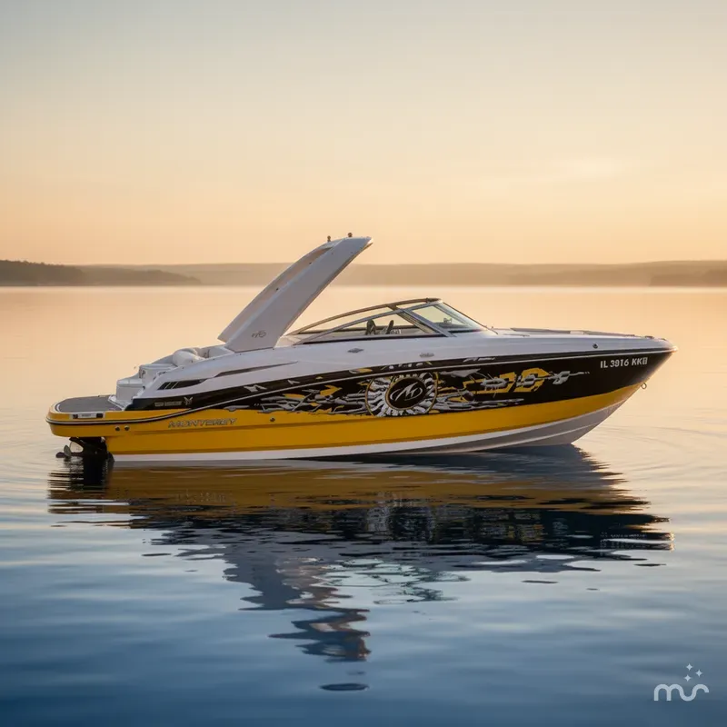 Slide: The Image of Monterey M5 Sport Boat 2010 - 0