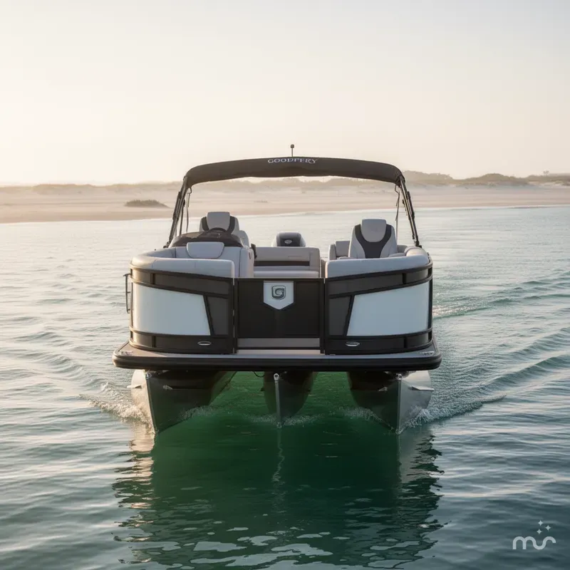 Slide: The Image of Godfrey Monaco 23' Flip Lounge Tritoon - 235 SFL 2025 - 2