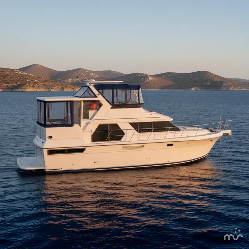 The Image of Carver Yachts 440 Aft Cabin Motor Yacht 1994 - 0