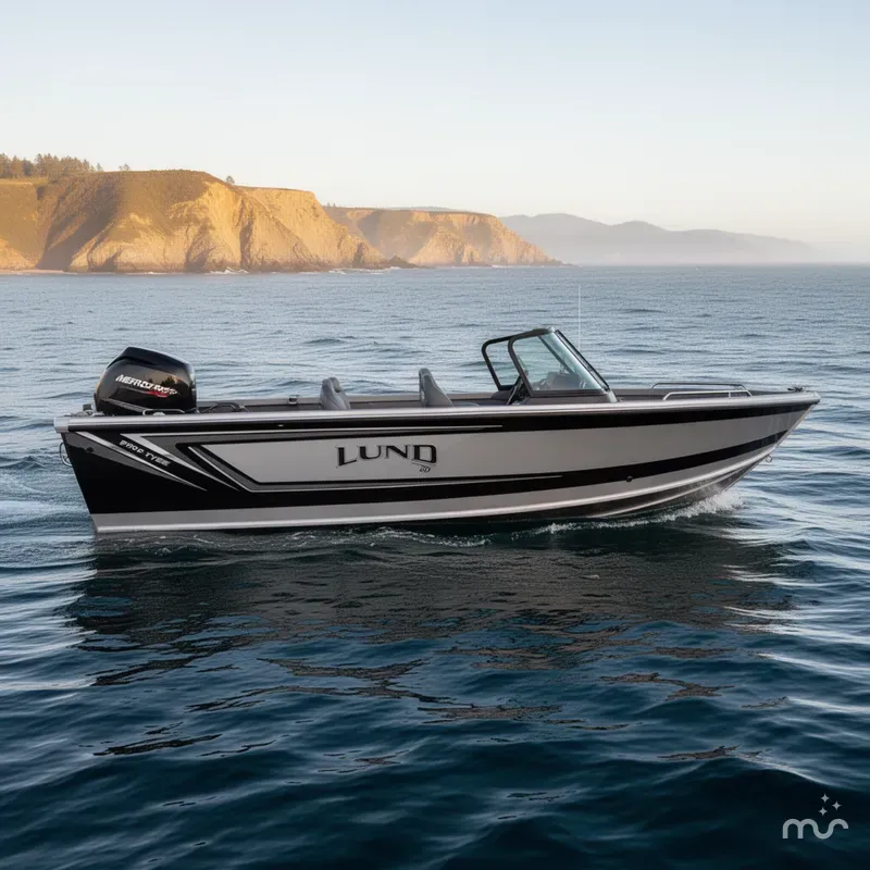Slide: The Image of Lund 2075 Tyee w/ 250HP Mercury Pro XS! 2025 - 0