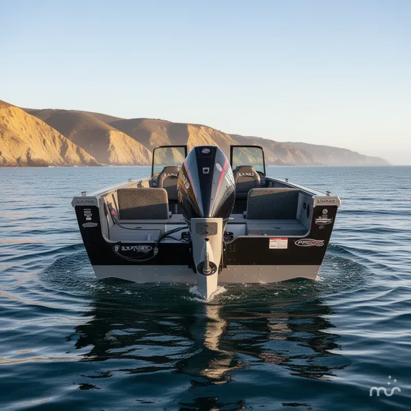Slide: The Image of Lund 2075 Tyee w/ 250HP Mercury Pro XS! 2025 - 2