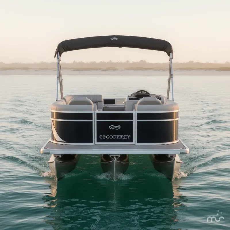 Slide: The Image of Godfrey Sweetwater Xperience 22' Split Bench Pontoon - 2286 SBX 2025 - 2