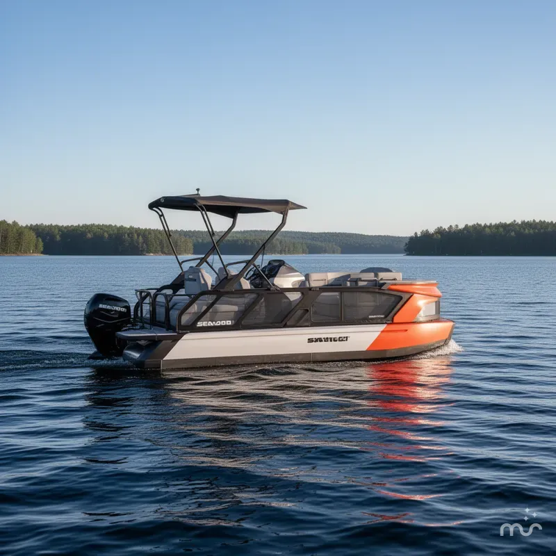 Slide: The Image of Sea-Doo Switch® Cruise 21 - 230 hp Galvanized 2024 - 4