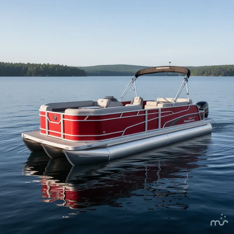 Slide: The Image of Princecraft Vectra 23 RL Swingback Lounge Pontoon & Mercury 4- 2025 - 1