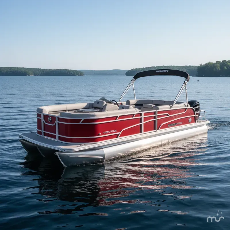 Slide: The Image of Princecraft Vectra 23 RL Swingback Lounge Pontoon & Mercury 4- 2025 - 2