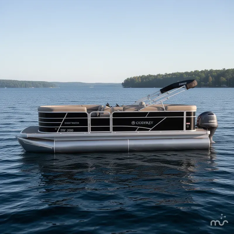Slide: The Image of Sweetwater SW 2086 Cruise Pontoon With 70HP Yamaha 4-S EFI 2020 - 1