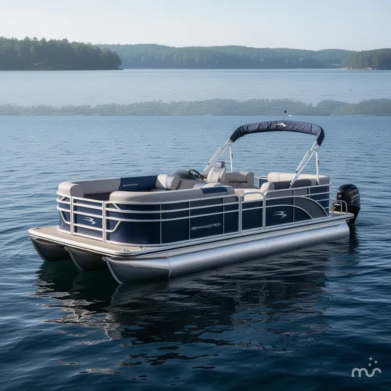 Slide: The Image of Bennington 22SL - L Bench - Pontoon 2025 - 0