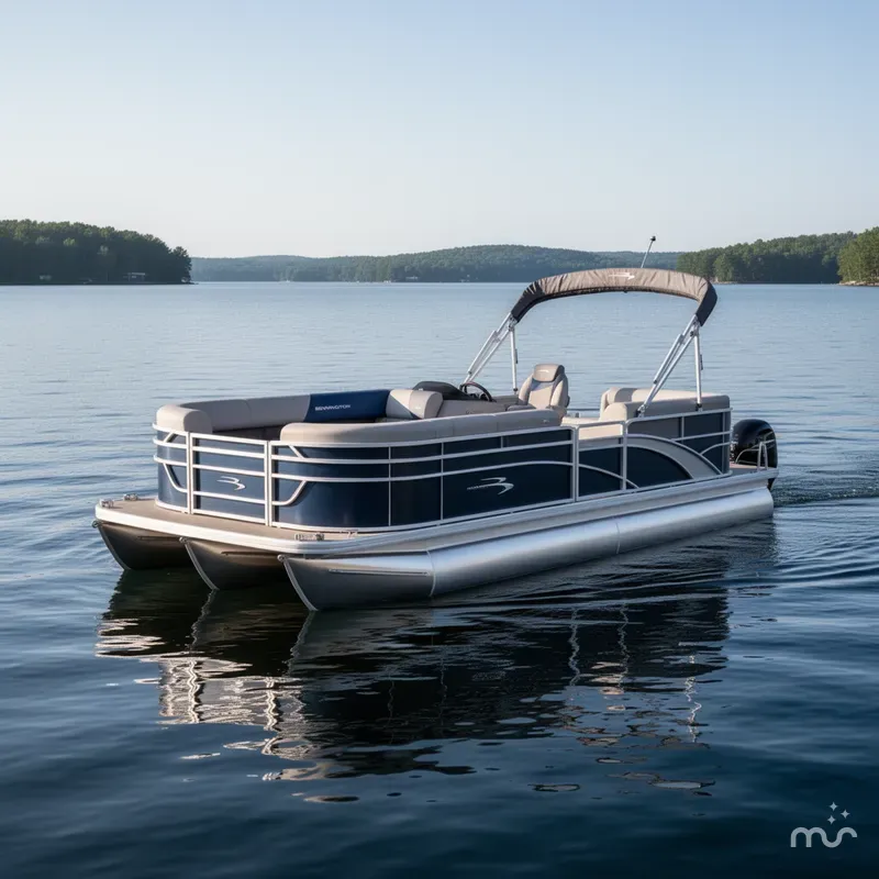 Slide: The Image of Bennington 22SL - L Bench - Pontoon 2025 - 1