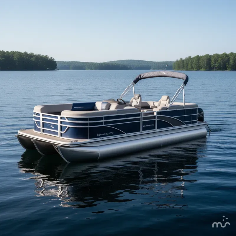 Slide: The Image of Bennington 22SL - L Bench - Pontoon 2025 - 1