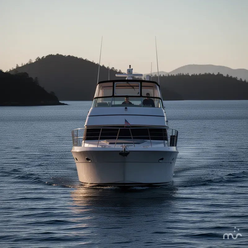 Slide: The Image of Carver 450 Voyager Pilothouse 2002 - 0
